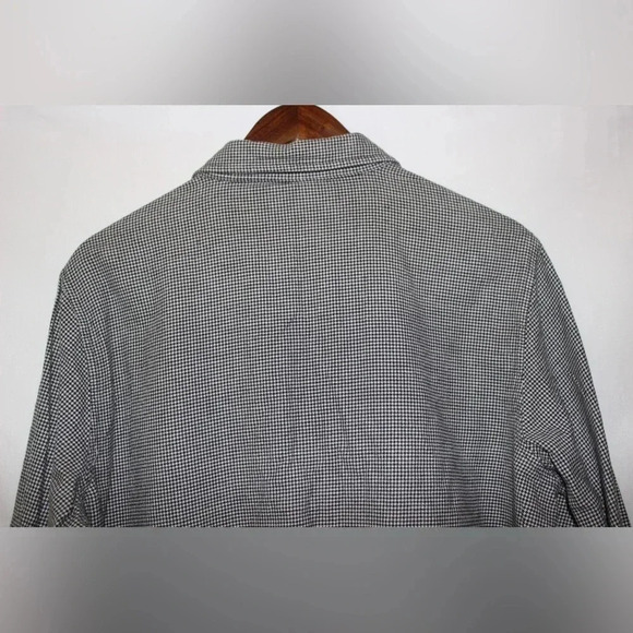 Women’s Pendleton Cotton Houndstooth Long Sleeve Button Down Shirt Size XL - Picture 7 of 8